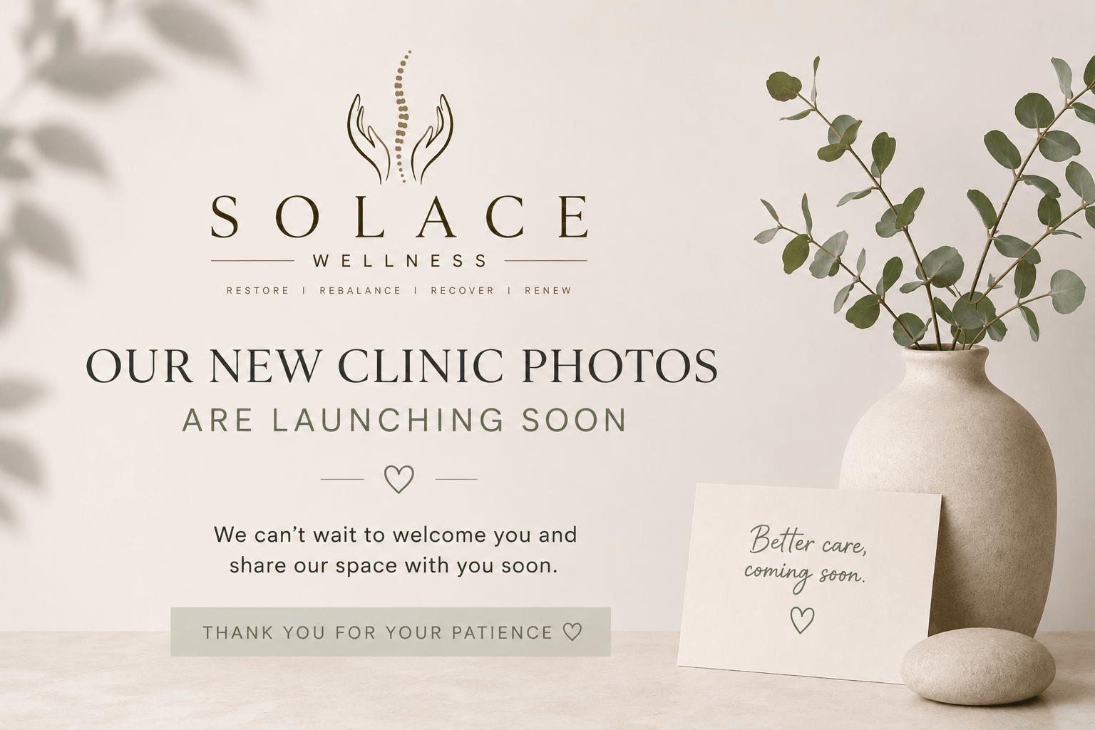 Solace Wellness clinic space preview